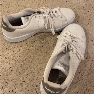 Adidas White and silver Casual Sneakers